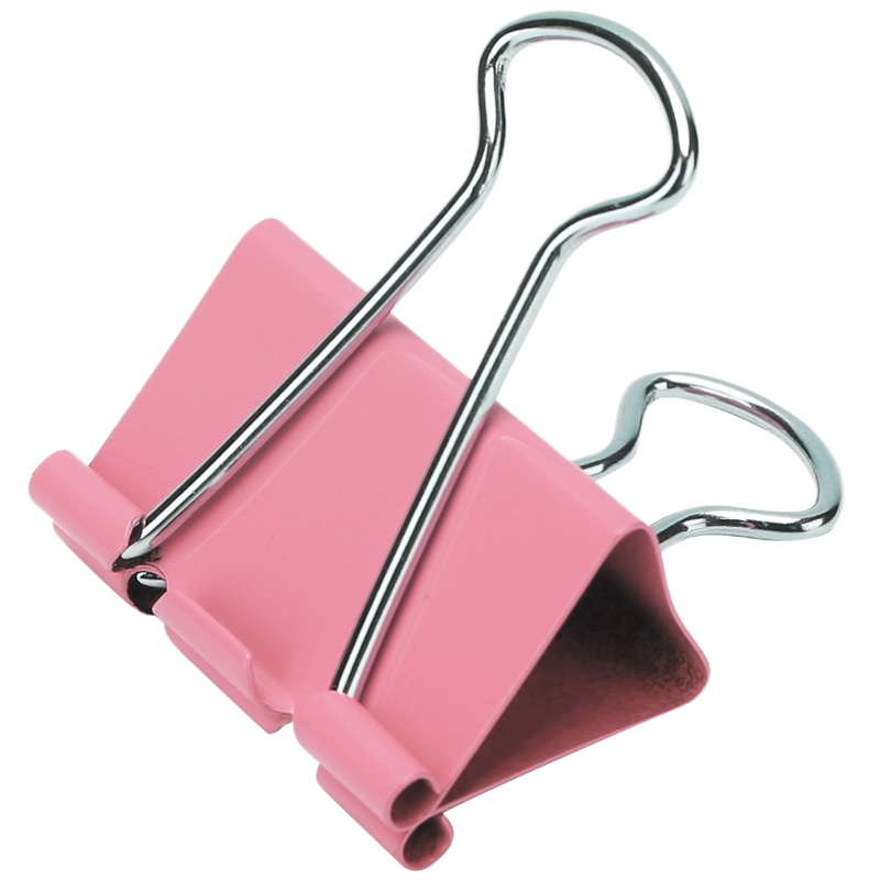 得力彩色长尾夹 32mm,24个/筒 8553-3