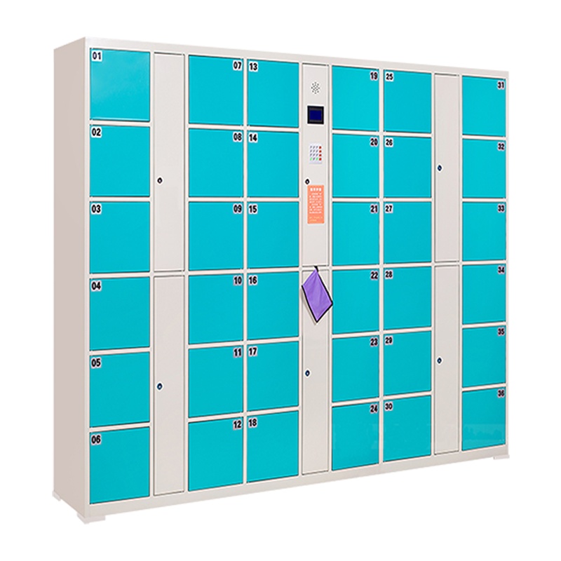 利特莱依超市电子存包柜智能储物柜商场寄存柜红外条码刷卡密码手机存放柜储物