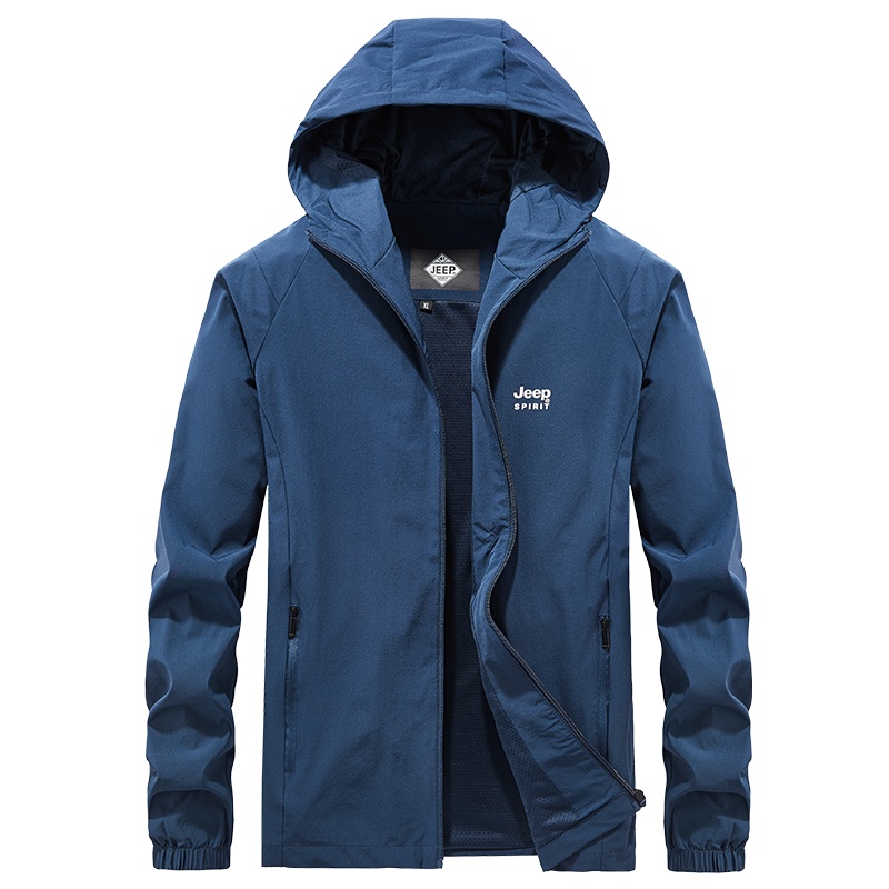 JEEP SPIRIT吉普男装外套2021秋季新款宽松加大码户外运动休闲男士外套