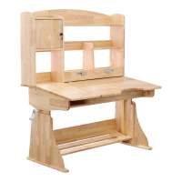 家用学习桌 全实木橡胶木 简约现代 可调节可升降 睿智系列120H