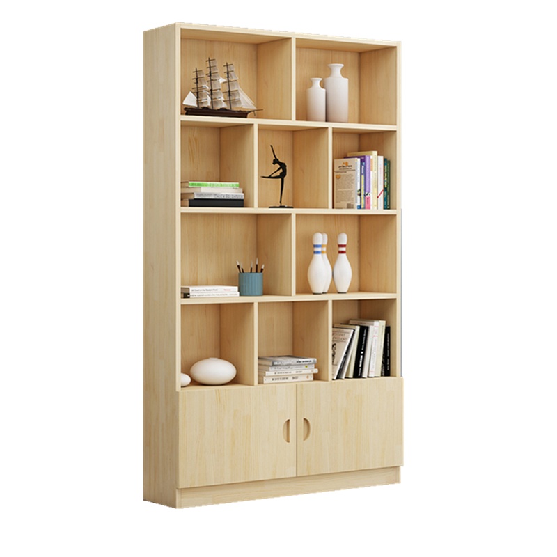 周鼎皖实木书柜书架展示柜货柜(实木zdw-C款)