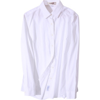 恒源祥白衬衫女长袖全棉秋季职业正装女衬衣纯棉百搭工装OL