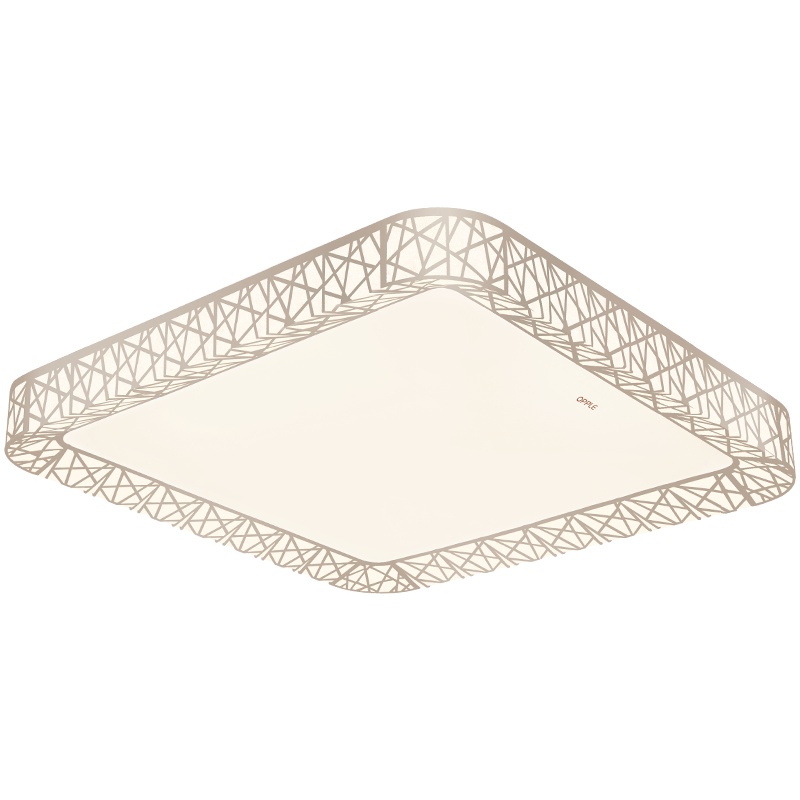 欧普照明led吸顶灯具房间灯大气正方形家用卧室灯简约现代WS