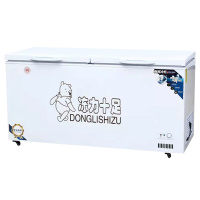 埃利斯(AILISI)BC/BD658升顶开门单温冰柜 冷藏冷冻转换 节能大容量冰箱展示柜 家用商用卧式冷柜