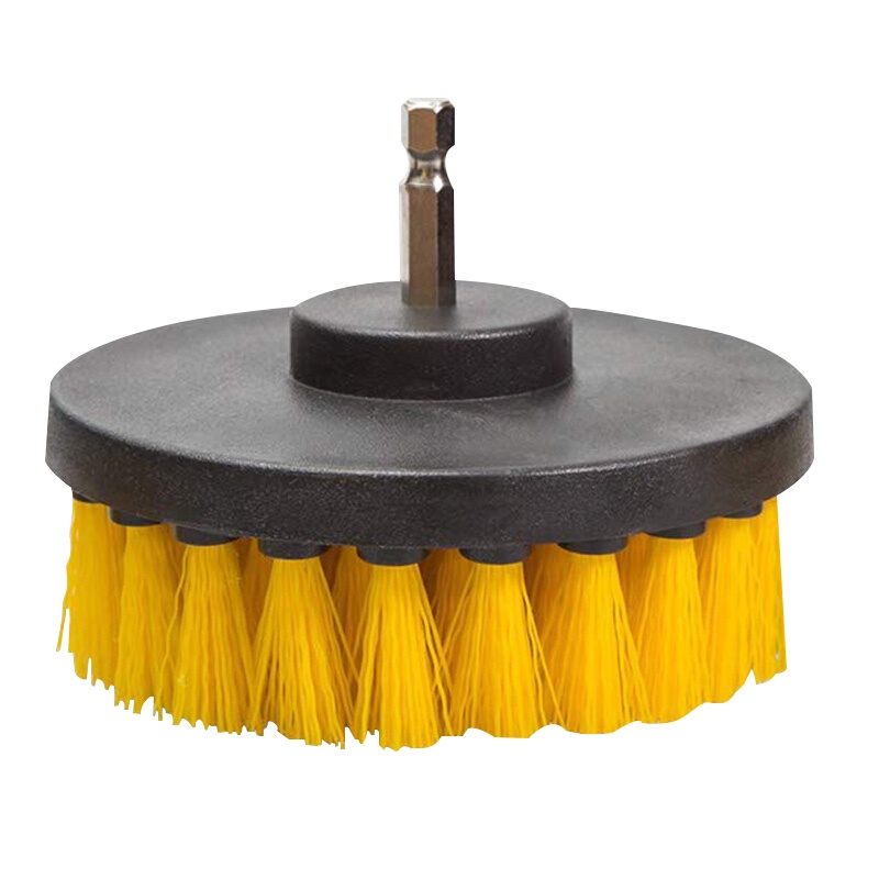海斯迪克 HK-798 电钻刷地板刷 抛光刷 清洁工具 电钻工具刷配件电钻清洁刷圆盘刷(不含电钻)4英寸(2个