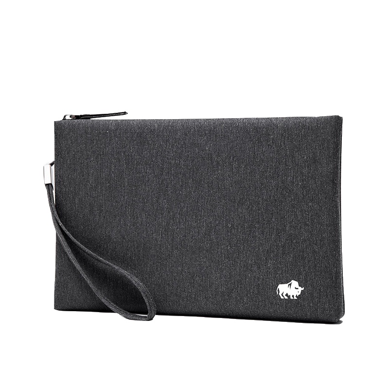 美洲野牛手拿包男商务男式韩版大容量钱包横款手包休闲时尚