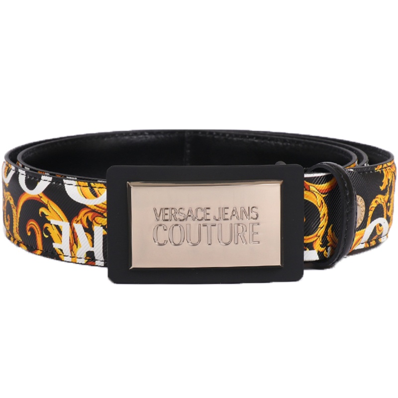 Versace Jeans Couture 范思哲 男士皮革板扣式腰带 D8YUBF31 71171