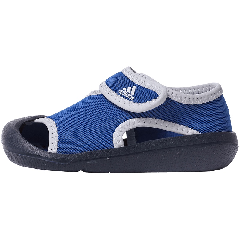 【自营】adidas阿迪达斯童运动鞋男鞋婴童0-4岁凉鞋BY2241 BY2241蓝+清澈灰+学院藏青蓝