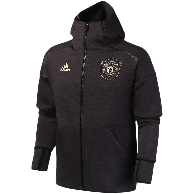阿迪达斯男服夹克ZNE曼联外套足球休闲运动服DX9079