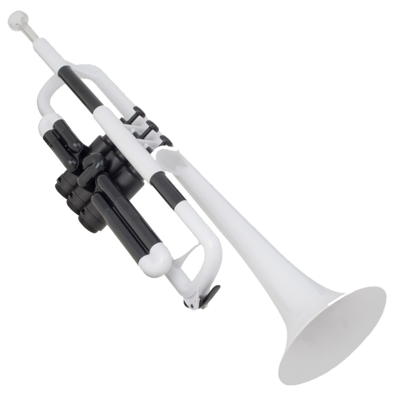 英国新款专业演奏pTrupet皮朋塑料铜管乐器降B调小号初学考级白色
