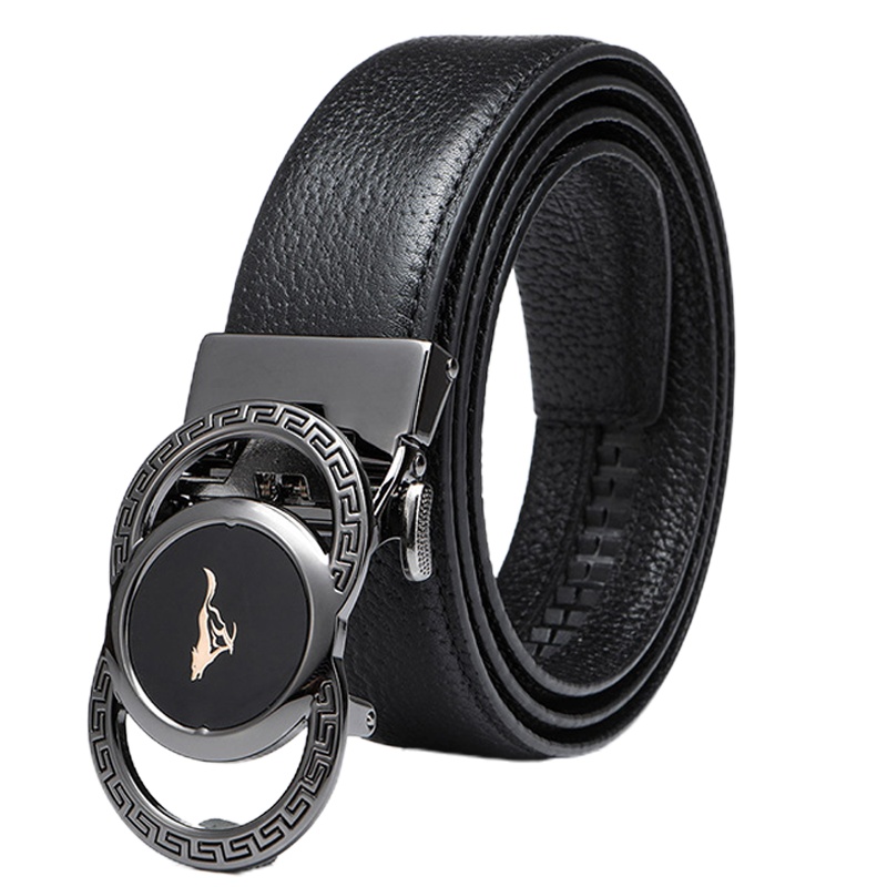 七匹狼(SEPTWOLVES)男士皮带自动扣腰带商务休闲精美礼盒装送礼自用送父亲送男友生日礼物