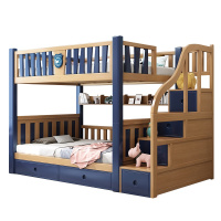 爱家生活全实木上下铺美式床上下床松木实木高低床子母床双层床