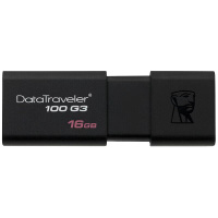 金士顿(Kingston)16GB USB3.0 U盘 黑色 滑盖设计 时尚便利 单个装 ( 单位:件 )