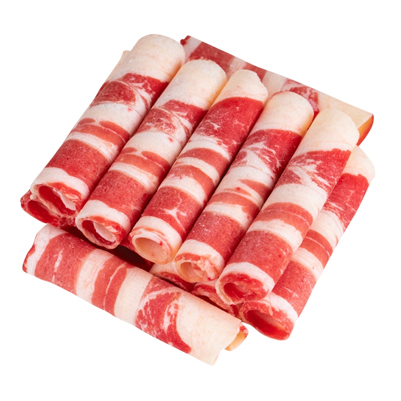 苏鲜生原切日式肥牛卷400g 欧洲草饲 原切牛肉卷 火锅食材 烤肉片