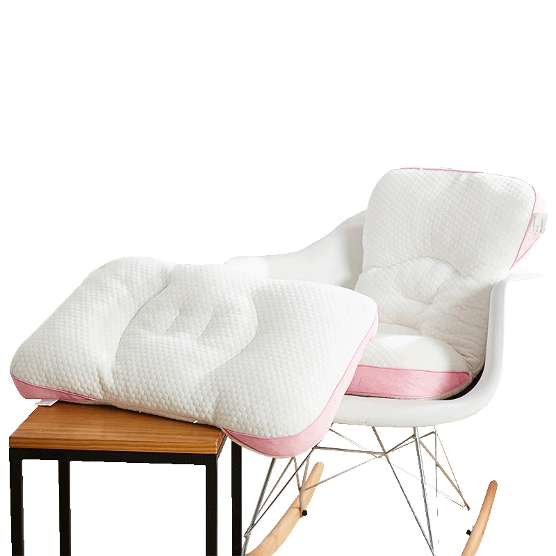 北极绒(Bejirog)家纺 针织乳胶枕颗粒枕单人枕芯成人枕头可拆洗枕芯学生宿舍寝室适用秋季冬季护颈枕