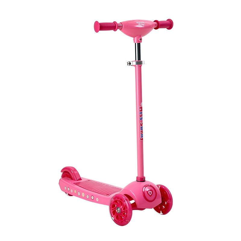 荟智(Huizhi)儿童滑板车时尚加厚加宽发光轮宝宝滑行车2-6岁儿童平衡滑板车踏板车HSC100