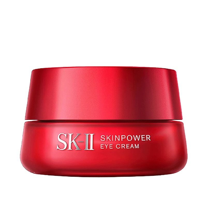 SK-II SK2 SKII微肌因修护焕采眼霜/大眼眼霜 15g 大红瓶眼霜 日本原装进口美之匙 新旧版本随机发