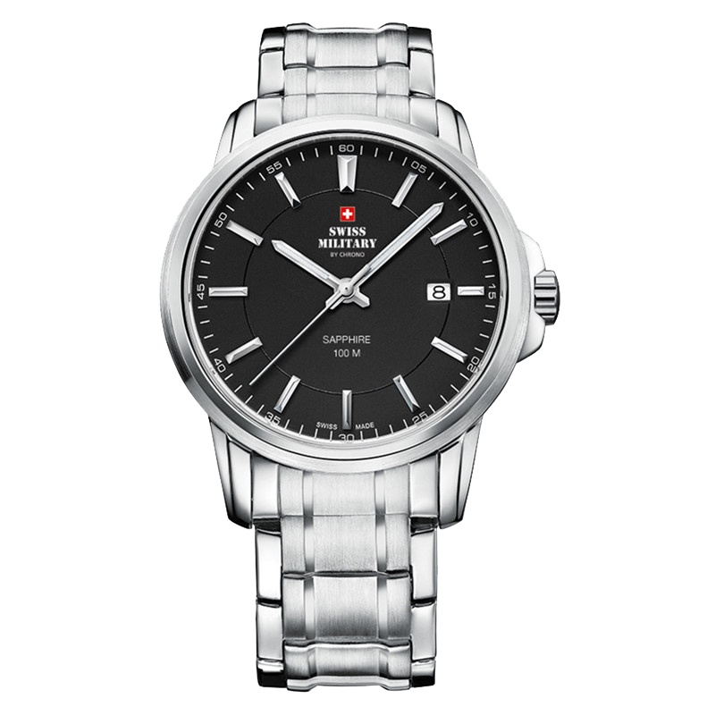 瑞士军表(SWISS MILITARY)瑞士原装进口手表男士休闲商务防水100米石英腕表