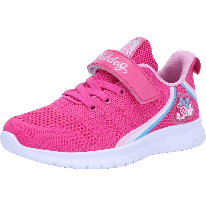 巴布豆童鞋女童运动鞋2019春季女孩儿童休闲鞋女