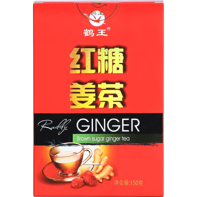 鹤王红糖姜茶老姜茶150g生姜袋泡茶红枣姜汤养生茶花茶组合