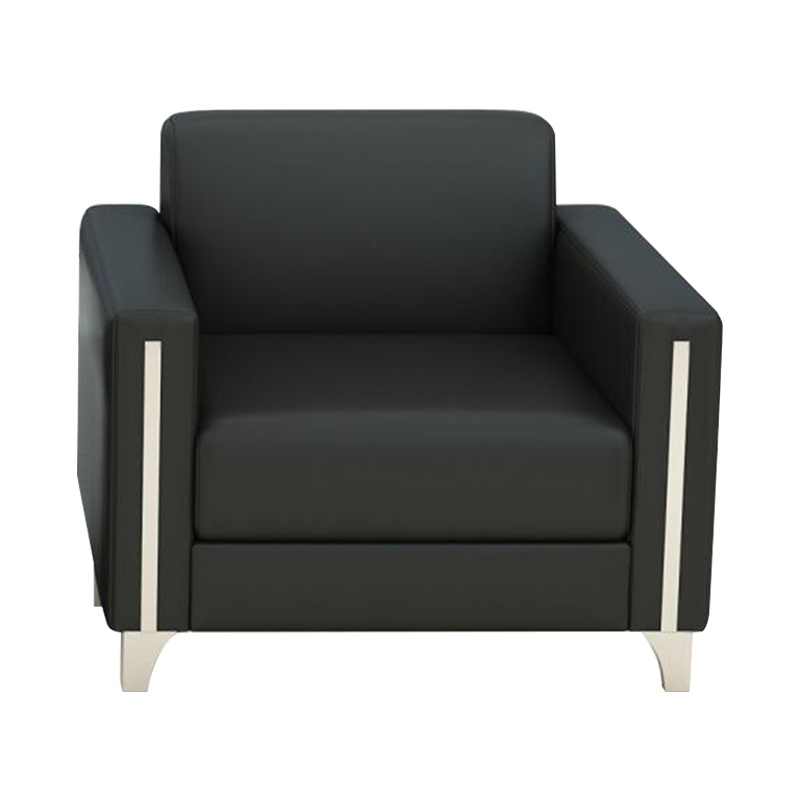 创世人 办公沙发商务接待小型沙发现代简约会客单人位办公室沙发