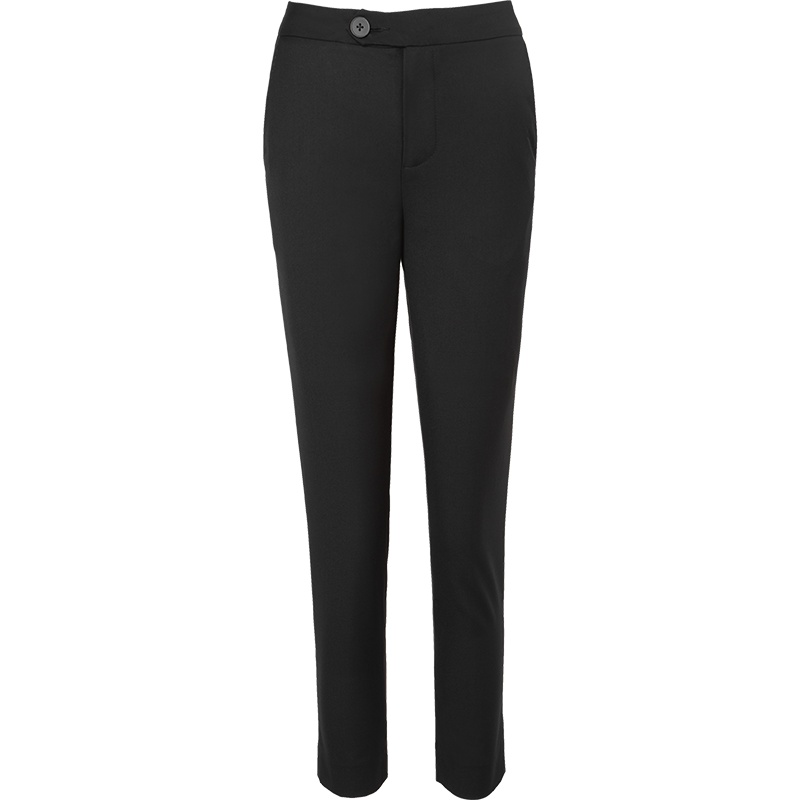 晚白2021春季新品时尚简约修身显瘦高腰通勤职业百搭西裤休闲裤女