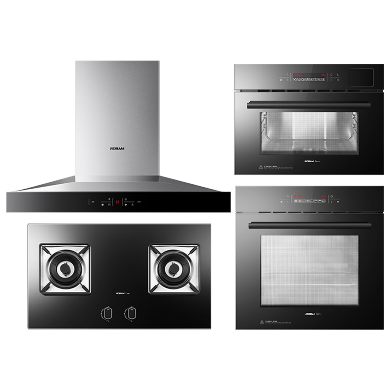 老板(ROBAM)欧式油烟机灶具套餐67A7+56B0+R073+S273燃气灶(天然气)烟机煤气灶吸油烟机蒸箱烤箱套餐