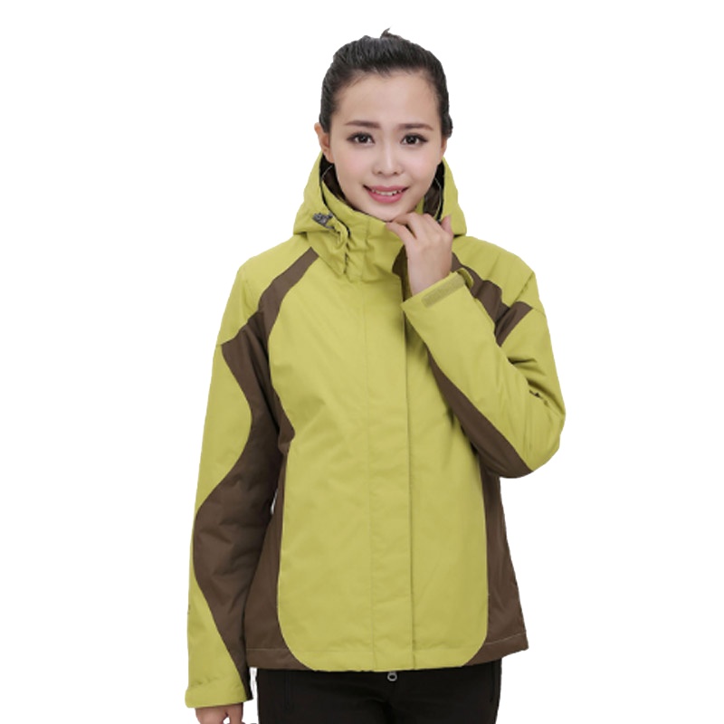 三极户外(Tripolar) TP6310 冲锋衣男女秋冬季加厚加绒加大保暖拆卸三合一两件套登山服外套风衣