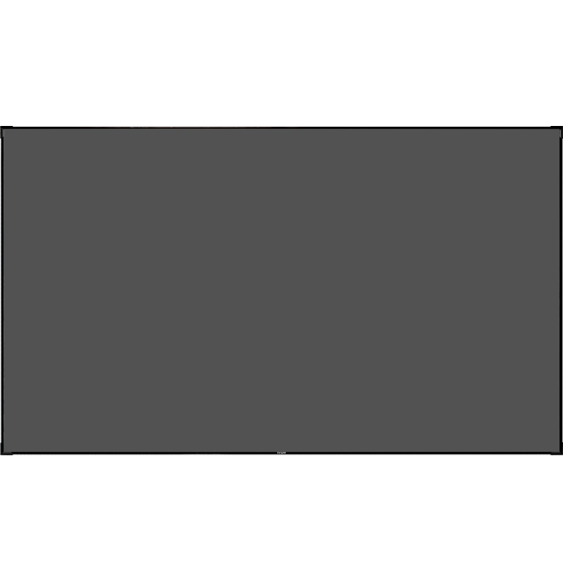 当贝100英寸16:9超窄边长焦抗光画框幕布 家用投影仪幕布