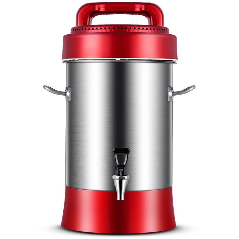 德玛仕(DEMASHI)豆浆机商用大容量 全自动免过滤磨浆机 大功率不锈钢 现磨米浆机10.5升DJ-10A 带滤网款