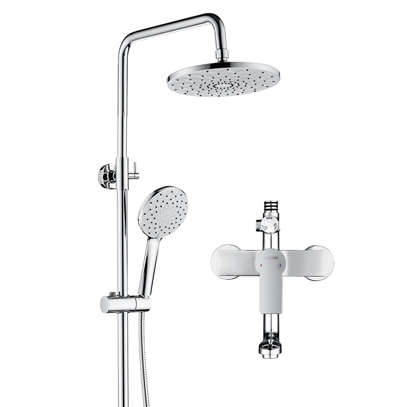 ARROW箭牌卫浴单把可升降淋浴花洒 套装家用空气能增压淋浴龙头AE3398S