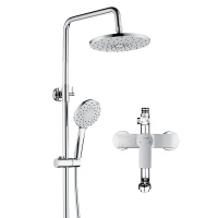 ARROW箭牌卫浴单把可升降淋浴花洒 套装家用空气能增压淋浴龙头AE3398S