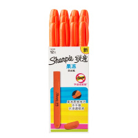 Sharpie 锐意荧光笔果冻橙色12支纸盒装