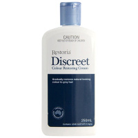澳洲 RESTORIA discreet丽丝雅黑发还原乳 250ml 染发膏