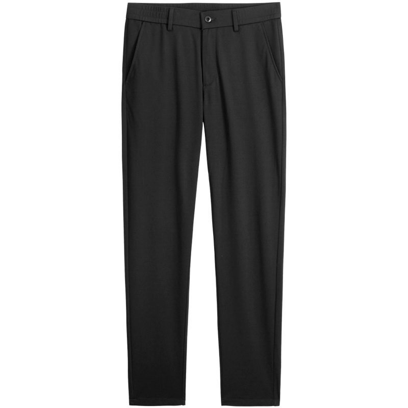 千纸鹤男士裤子2020春季新款四面弹力减压提花休闲裤长裤男70330