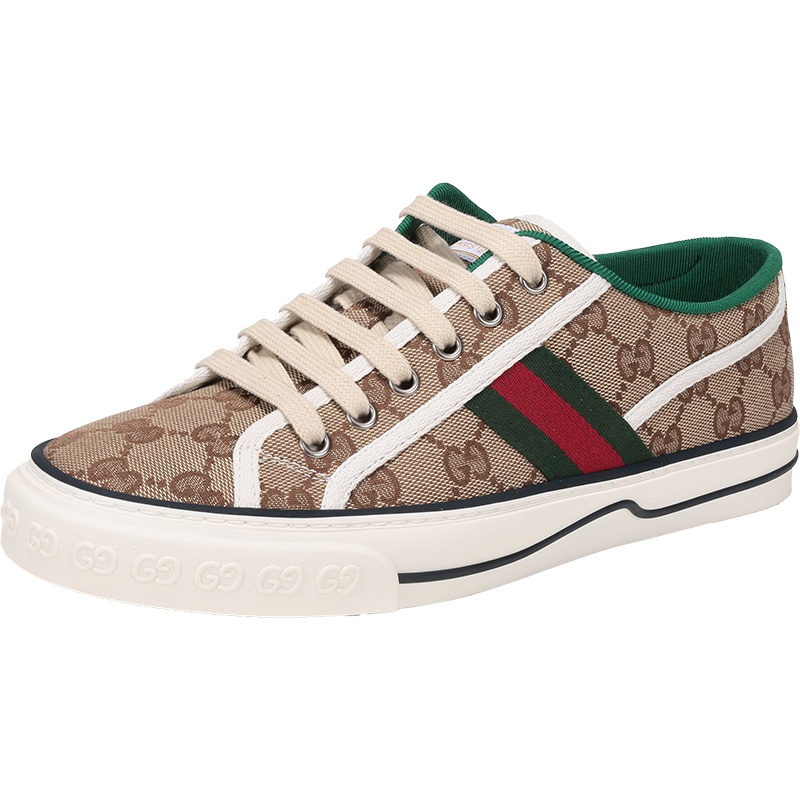 GUCCI 古驰 男士 Tennis 1977系列织物系带休闲运动鞋 606111 HVK20