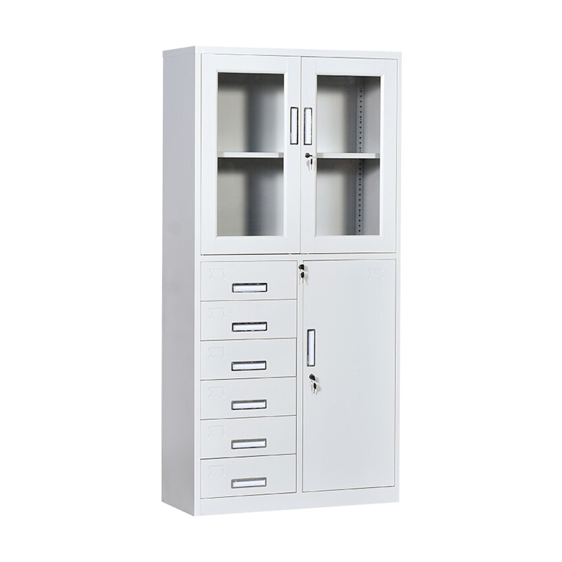 科朔 文件柜铁皮柜资料柜办公室柜子档案柜 偏五斗文件柜 KS-G047