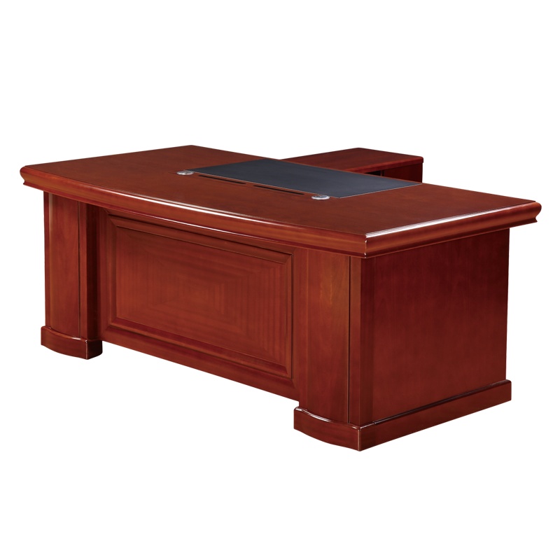 办公家具办公桌班台写字台 2米办公桌带侧柜电脑桌 油漆办公桌