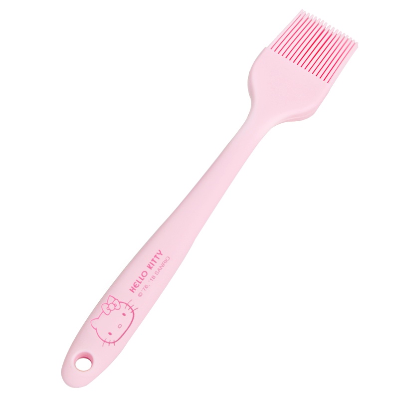 学厨 厨房工具 烘焙工具 蛋糕模具 HELLO KITTY(凯蒂猫)正版授权耐高温一体式硅胶油刷 KT7041