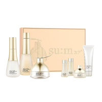 苏秘37°(Su:m37°) 苏秘时光能量套盒中样试用装护肤礼盒护肤礼盒保湿补水孕妇可用呼吸红呼吸时光能量7件套