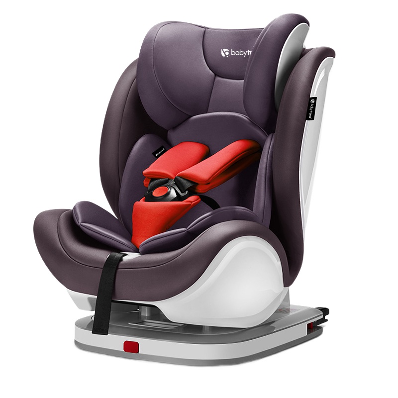 babytrend儿童安全座椅 婴儿宝宝汽车座椅钢骨架isofix接口0-12岁黑灰