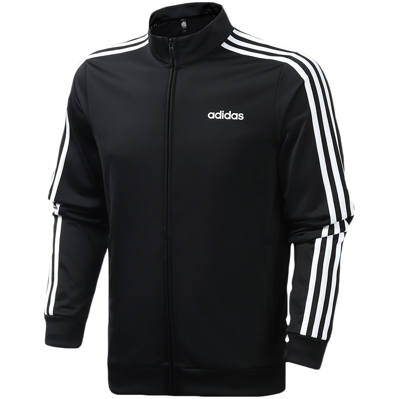 【自营】阿迪达斯男服夹克外套针织三条纹运动休闲服装DQ3070