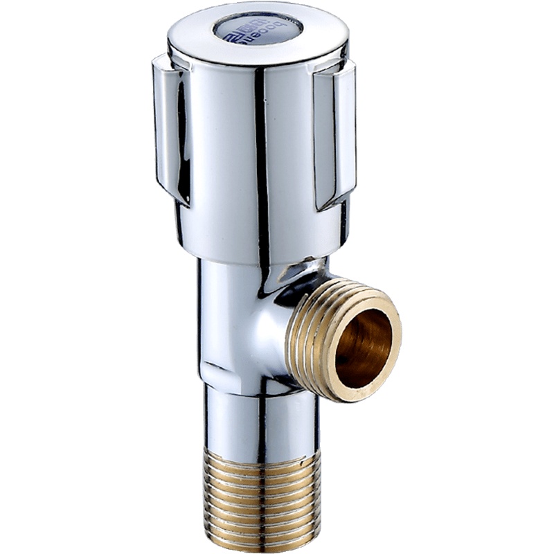 藤印象三角阀 铜冷热水家用三头通一进二双出304不锈钢4分止水阀门开关