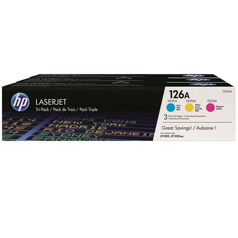 惠普(HP)CF341A 三色硒鼓套装 适用于LaserJet CP1025/M175a/M175nw/M275)
