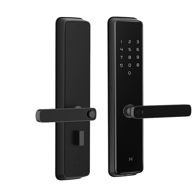 [已接入米家]创米小白 防爆玻璃面板指纹锁智能锁密码锁家用电子锁防盗门锁手机远程蓝牙防猫眼门锁 智能门锁G1