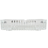 得力(deli)9580玻璃烟灰缸(透明)(只)180*180mm