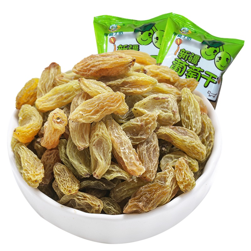 零食工坊(snack show)新疆葡萄干120g约3小包散装 葡萄干果脯果干 休闲食品零食小吃袋装