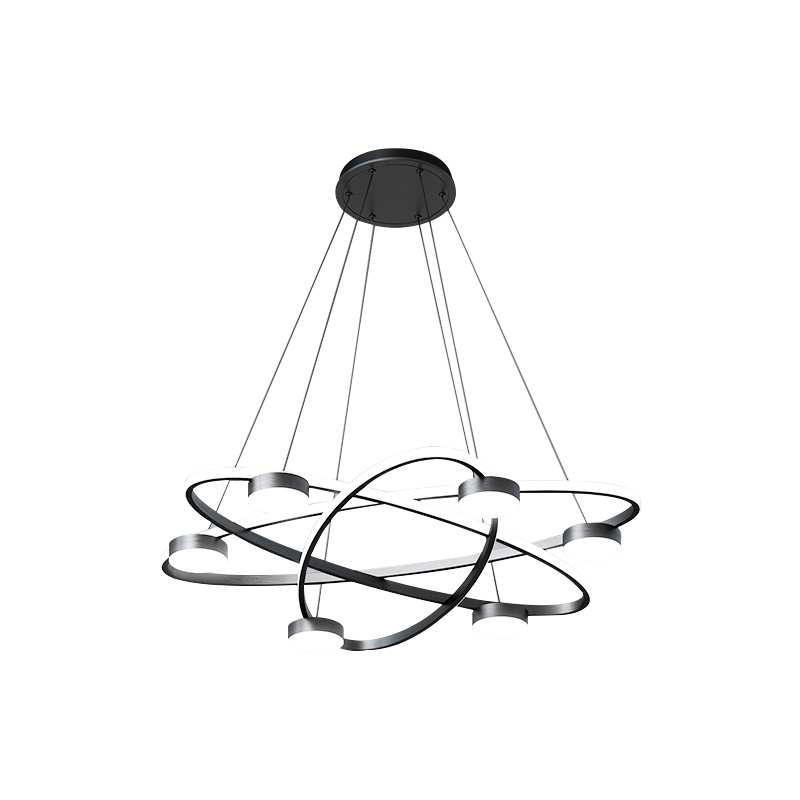 辛羽客厅吊灯现代轻奢简约大气高档家用餐厅灯北欧风灯具组合全屋套餐