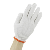 DP 涤棉纱线手套 橘红色包边 22cm(12副/包)