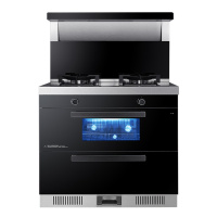 老板名气集成灶一体消毒款家用节能大吸力油烟机燃气灶二星级消毒柜一体机免洗易清洁一级能效FX12X(天然气)